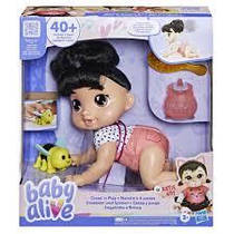Інтерактивна лялька Пупс Baby Alive Katie Kat Electronic Crawling Baby Doll F9710