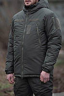 Зимова армійська куртка Nord Storm 46-60р чоловіча тепла мембранна куртка колір олива водовідштовхувальна до -30
