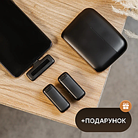 Мікрофон петлична петличка для стриму набір 2 шт з шумом придушенням на одяг блютуз для телефону