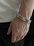 Срібний браслет Подвійний Лисий Хвост, фото 4