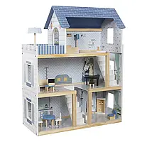 Дерев'яний ляльковий будиночок Avko Вілла Толедо Blue