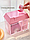 Органайзер на стіл канцелярський 3 відділення «Будиночок Рожевий» 15,5х10,3х14,7см, фото 5