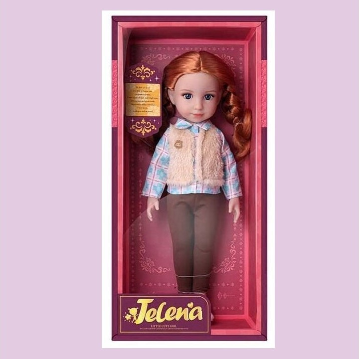 Велика реалістична лялька стильна подружка для дівчинки 37см висока деталізація рис обличчя тіла живі очі, фото 1