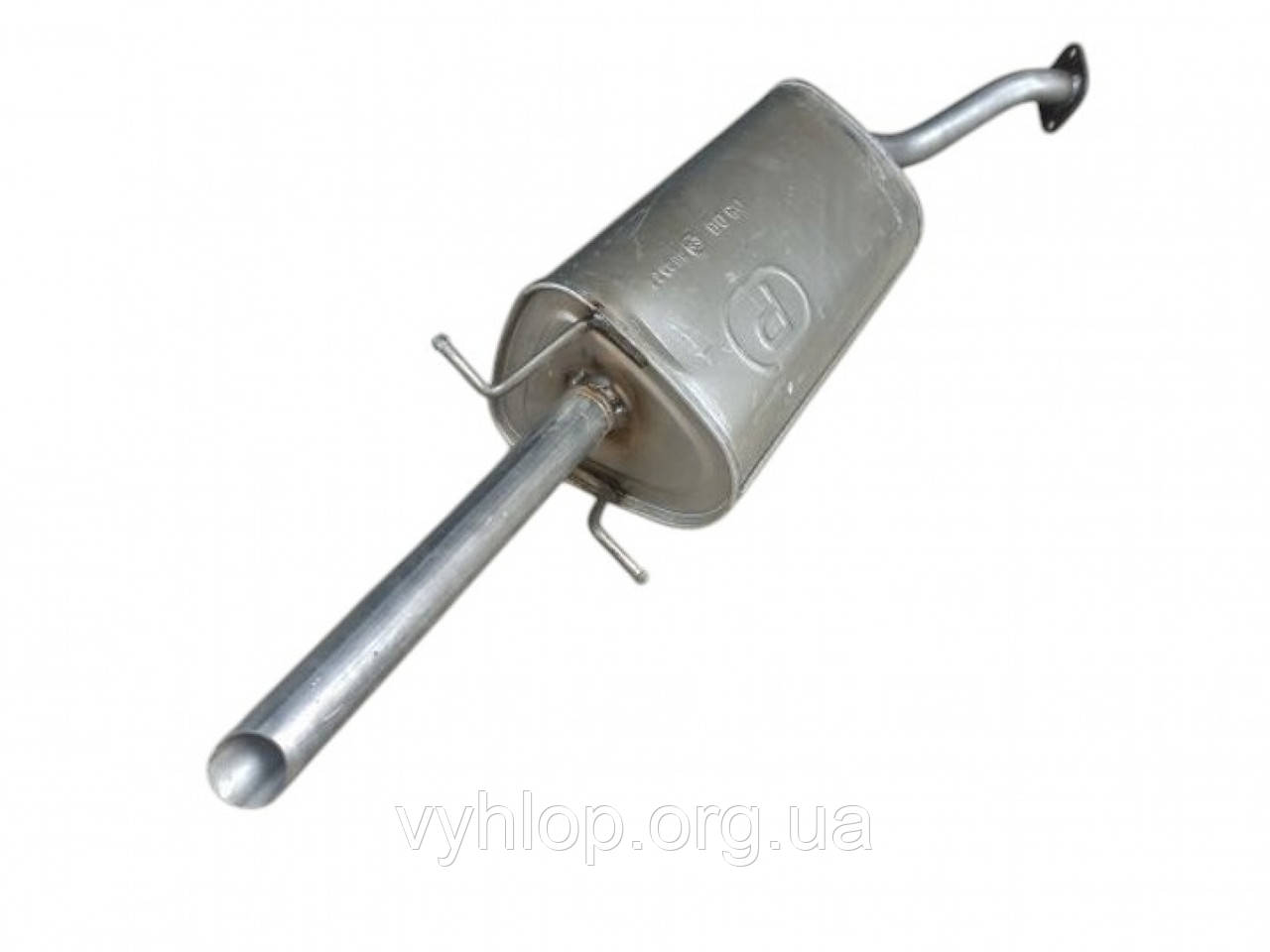 Глушник ДЕУ Ланос - Сенс (Daewoo Lanos - Sens) (05.09) Польща Polmostrow алюминизированный