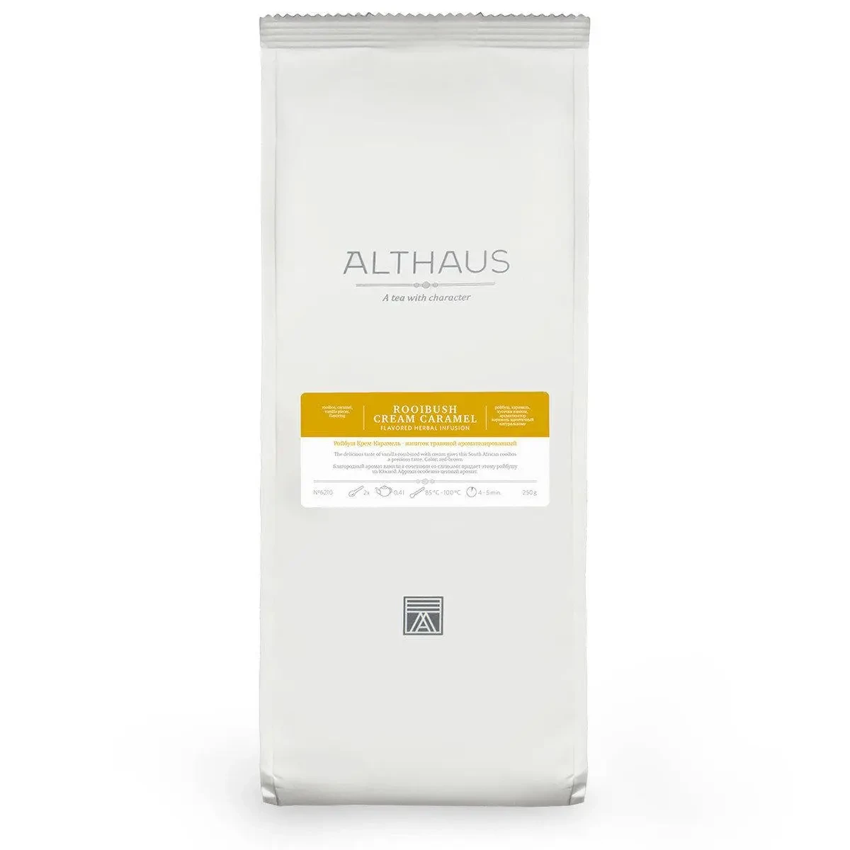 Чай трав'яний Rooibos Althaus Vanilla Toffee 250г натуральний чай з нотами карамелі та ванілі