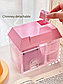 Органайзер на стіл канцелярський 3 відділення «Будиночок Рожевий» 15,5х10,3х14,7см, фото 5