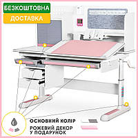 Дитячий письмовий стіл трансформер для дівчинки школяра Mealux Winnipeg Plus PN