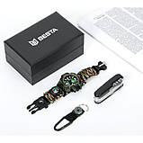 Чоловічий тактичний годинник Besta Box Military Set з компасом + подарунковий набір, фото 3