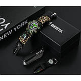 Чоловічий тактичний годинник Besta Box Military Set з компасом + подарунковий набір, фото 4