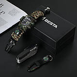 Чоловічий тактичний годинник Besta Box Military Set з компасом + подарунковий набір, фото 7