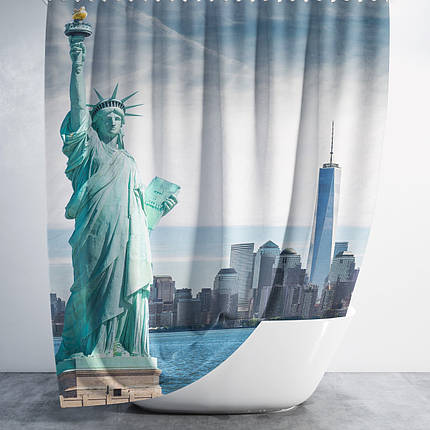 Штора для ванної New York Tropichome 180x200 cм, фото 1