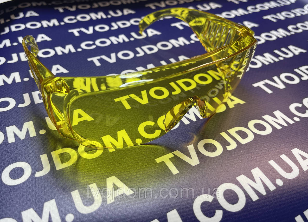 Окуляри захисні (жовті), фото 1