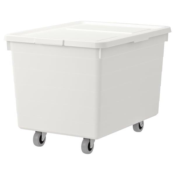 Контейнер на колесах IKEA SOCKERBIT Білий 092.075.72