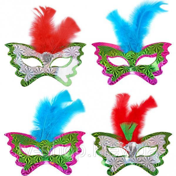 Маска галограма з пером "Венеція", фото 1