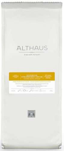 Чай трав'яний Althaus Rooibush Strawberry Cream 250г натуральний чай зі смаком липового меду