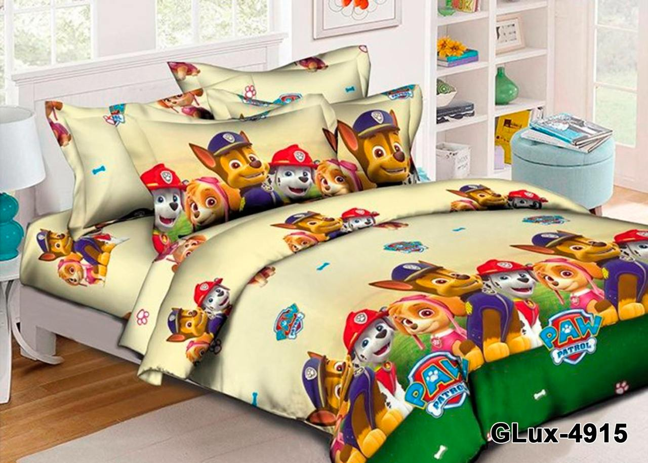 Полуторний комплект з бязі для дітей та підлітків "Paw Patrol 2"