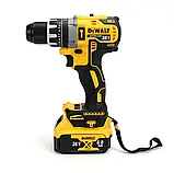 Набір АКБ інстументів 4 в 1 DeWALT 36V Перфоратор DCH26 Гайковерт DCF922 Шуруповерт DCD996 Болгарка DCG413, фото 4