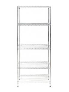 Стелаж хромований 75x35х180 на 5 полиць (E40504175)