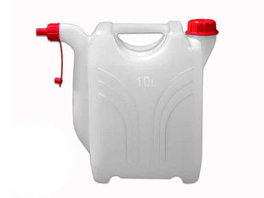 Каністра пластикова харчова 10л з носиком ТМ КОНСЕНСУС FG