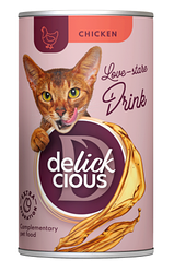 Додатковий корм для котів Delickcious (Делішес напій з куркою) 140г.