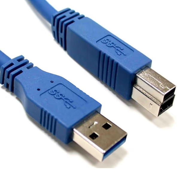 Шнур USB (шт. A - шт. В), version 3,0, 1.5 м., синій AM - BM