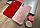 Чохол для iPhone XR - Marble Мармур, Червоний (Full Case), фото 3