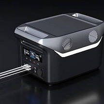 Портативна зарядка станція Sine Power 1000W 25.6 V30 A з чистою синусоїдою , ліхтариком і бездротовою зарядкою., фото 6