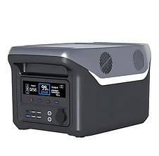 Портативна зарядка станція Sine Power 1000W 25.6 V30 A з чистою синусоїдою , ліхтариком і бездротовою зарядкою., фото 4