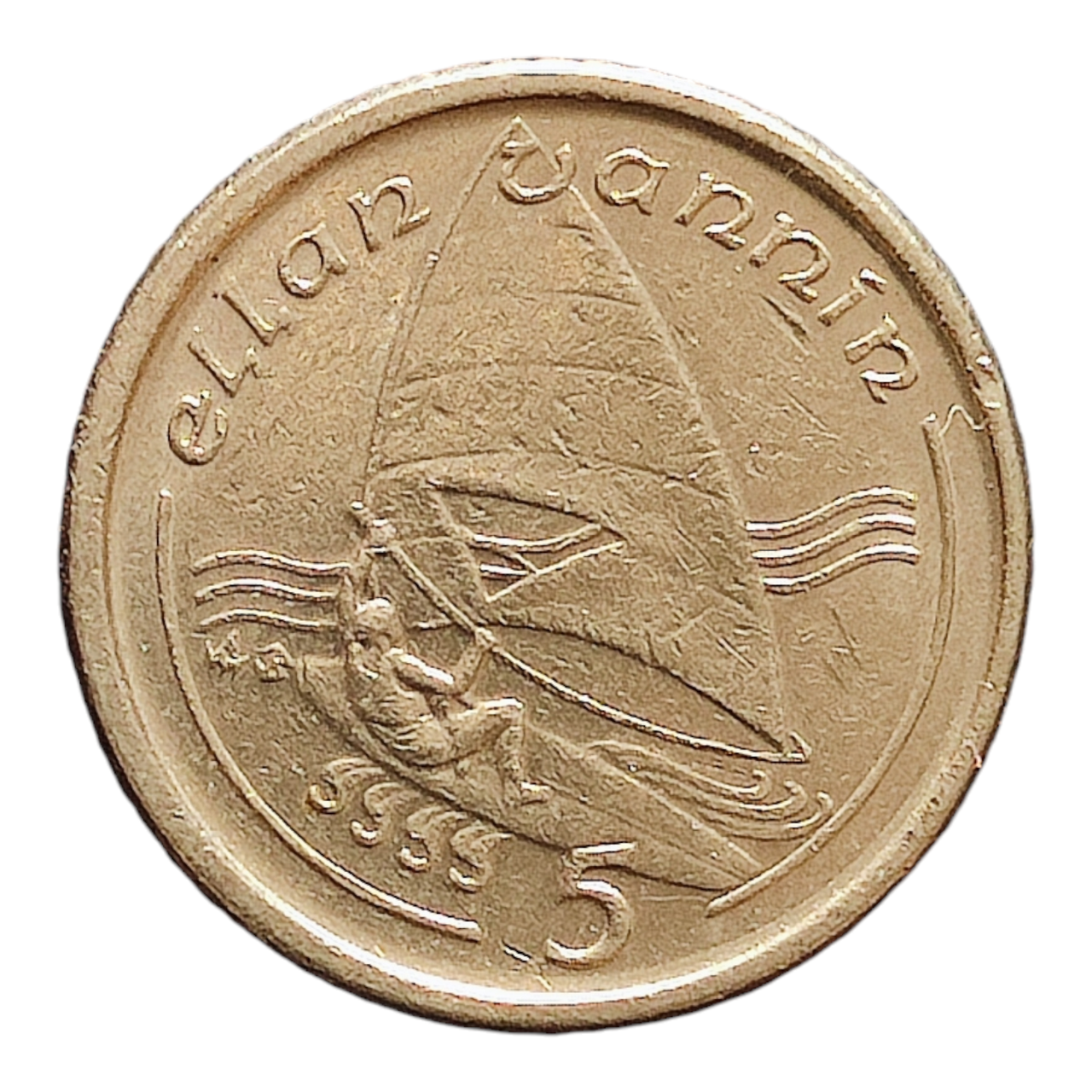 Острів Мен 5 пенсів 1991