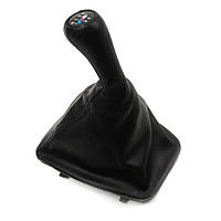 Ручка КПП чорна шкірозамінник для BMW 3 E36 1990-2000р + Чохол КПП Pryn Auto (bm0201)