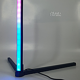Кутова LED лампа-торшер RGB 1.2м з підсвічуванням та пультом LK202307-47, фото 6