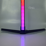 Кутова LED лампа-торшер RGB 1.2м з підсвічуванням та пультом LK202307-47, фото 7