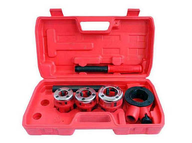 Набір плашок 3шт для нарізання різьби 1/2 , 3/4 , 1 SD-8003 ТМ INTERTOOL FG