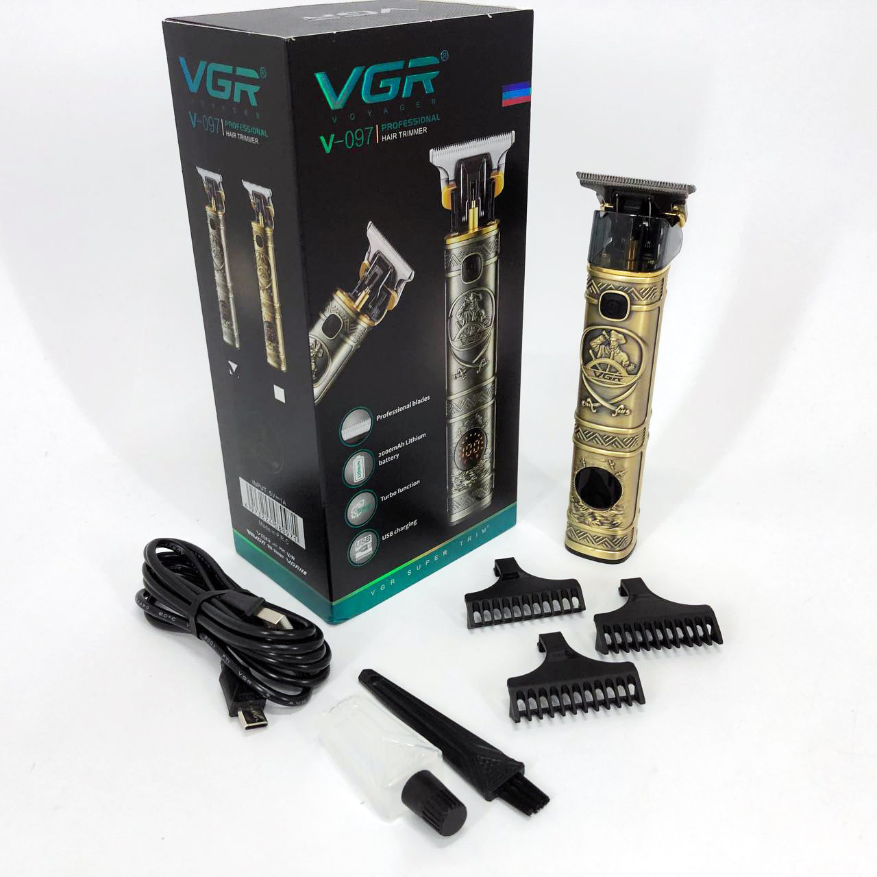 Професійна VGR V-097, Машинка для стрижки для дому, Машинка для стрижки FQ-940 волосся голови, фото 1