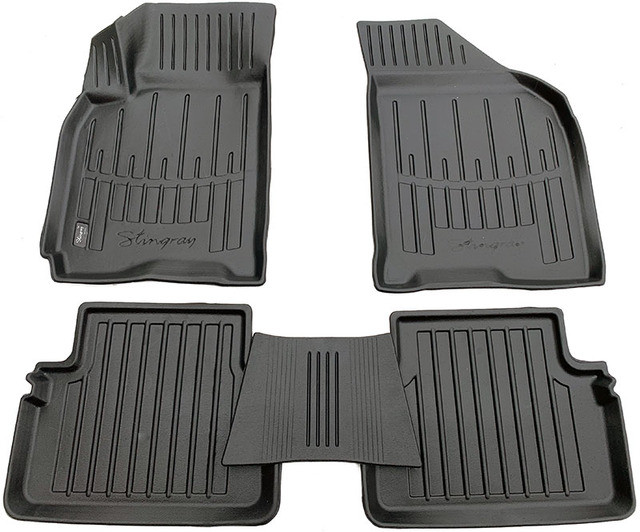 3D килимки для Daewoo Gentra (2013+) з бортиками 30 мм (Stingray), фото 1