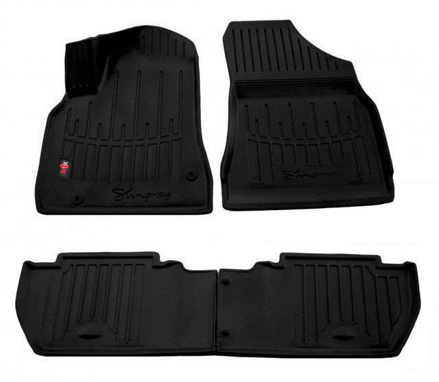 3D килимки для CITROEN Berlingo II (2008-2018)  з бортиками 30 мм (Stingray), фото 1