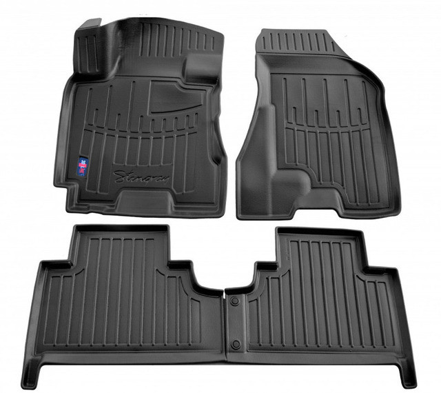 3D килимки для Hyundai Tucson (JM) (2004-2012) з бортиками 30 мм (Stingray), фото 1