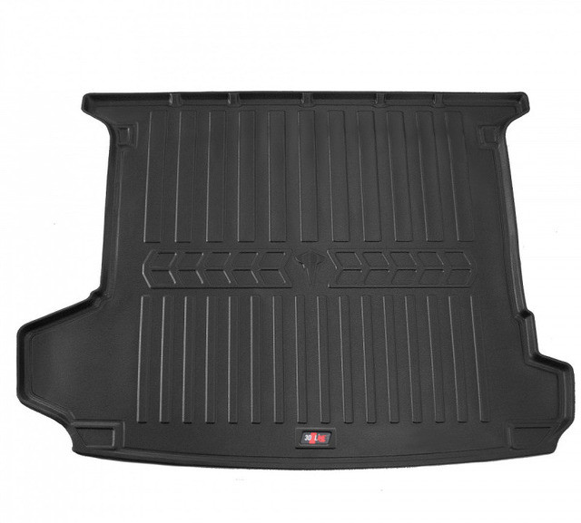 Килимок в багажник для Audi Q7 (4M) (2015+) з бортиками 30 мм (Stingray), фото 1