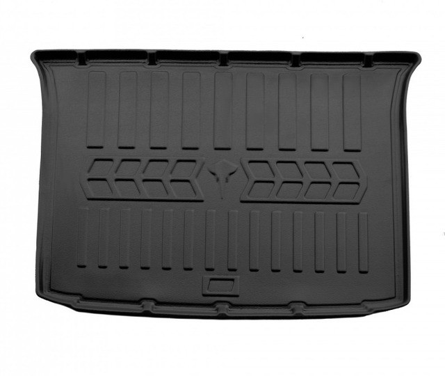 Килимок в багажник для Renault City K-ZE (2021+) з бортиками 30 мм (Stingray), фото 1