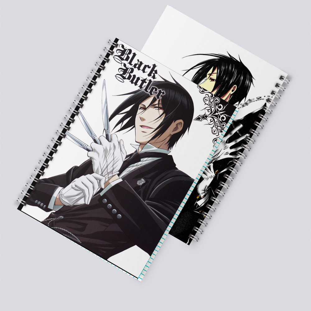Зошит 48 арк. на пружині у клітинку Black Butler