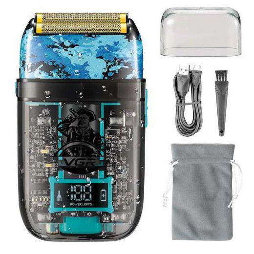 Машинка для видалення волосся на обличчі VGR V-352, Електробритва-шейвер чоловічий HM-93, фото 1