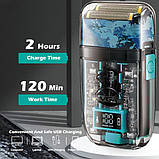 Машинка для видалення волосся на обличчі VGR V-352, Електробритва-шейвер чоловічий HM-93, фото 4