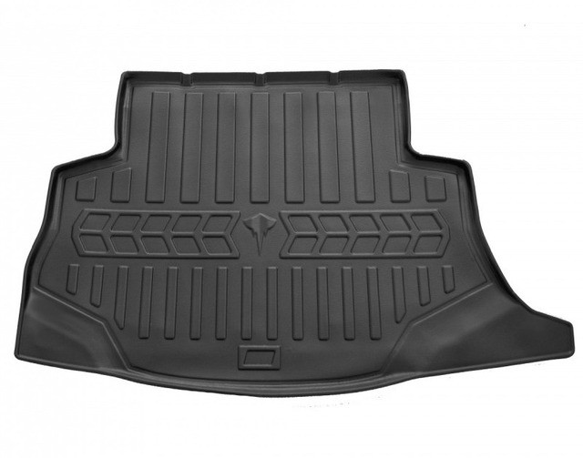 Килимок в багажник для Nissan Leaf (ZE0) (2010-2017) (без сабвуфера) з бортиками 30 мм (Stingray), фото 1
