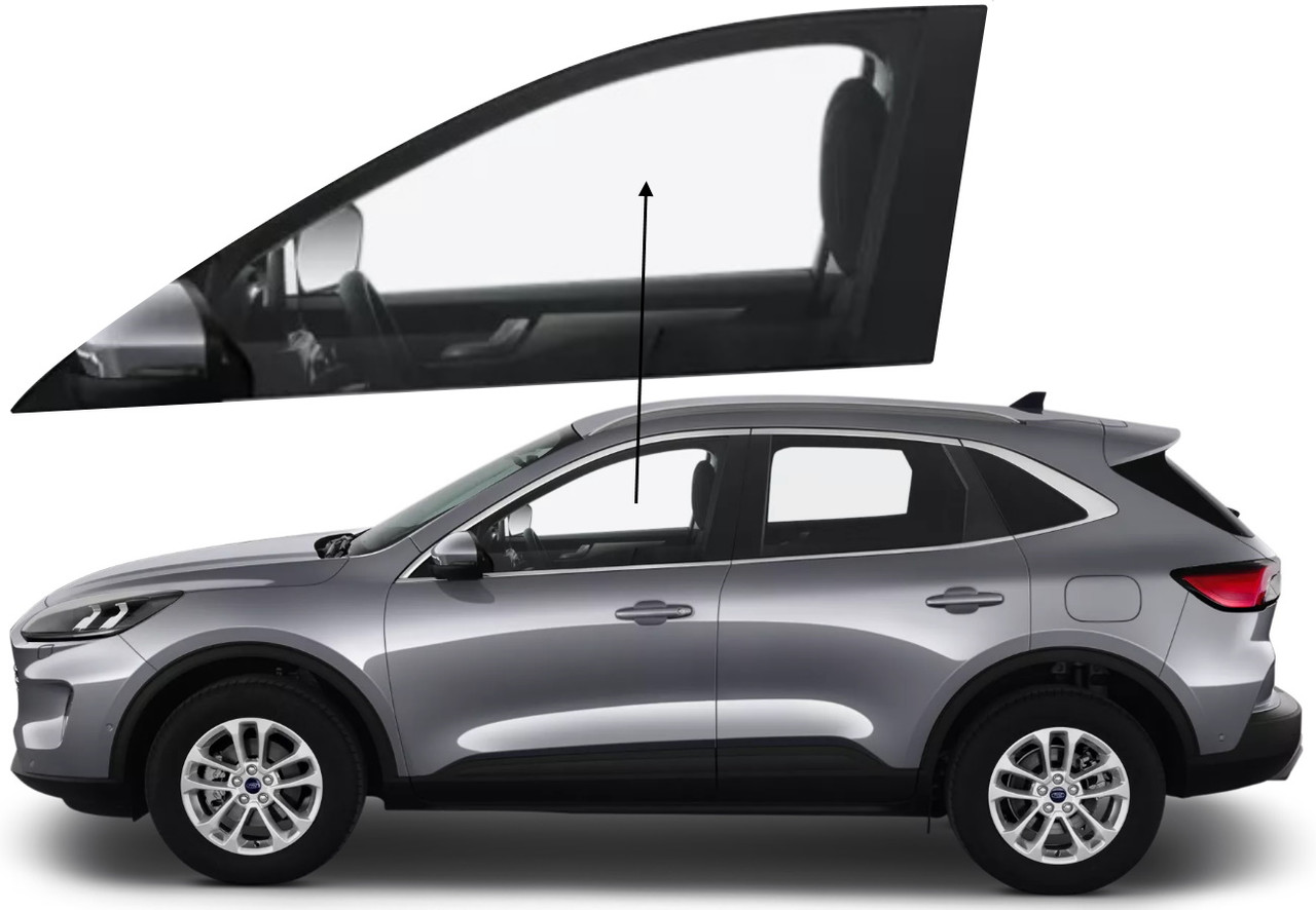 Бічне скло Ford Kuga 2019-2024 передніх дверей ліве