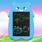 Графічний кольоровий планшет для дітей з ручкою стілус для малювання JD-72, фото 3