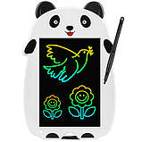 Графічний кольоровий планшет для дітей з ручкою стілус для малювання JD-72, фото 7