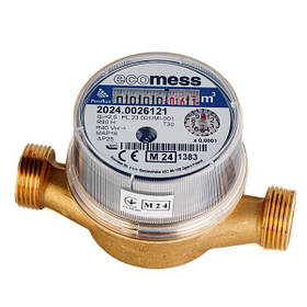 Лічильник холодної води Ду 15 Ecomess Picoflux 2,5 (без штуцерів)