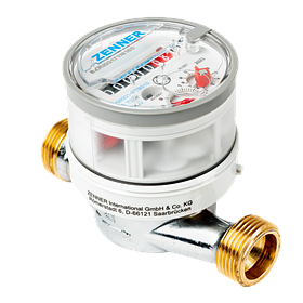 Лічильник холодної води Ду 15 Zenner ETKD (без штуцерів)
