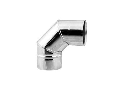 Коліно 87 нержавійка 0,5мм для димоходу d=110 ТМ STALAR FG