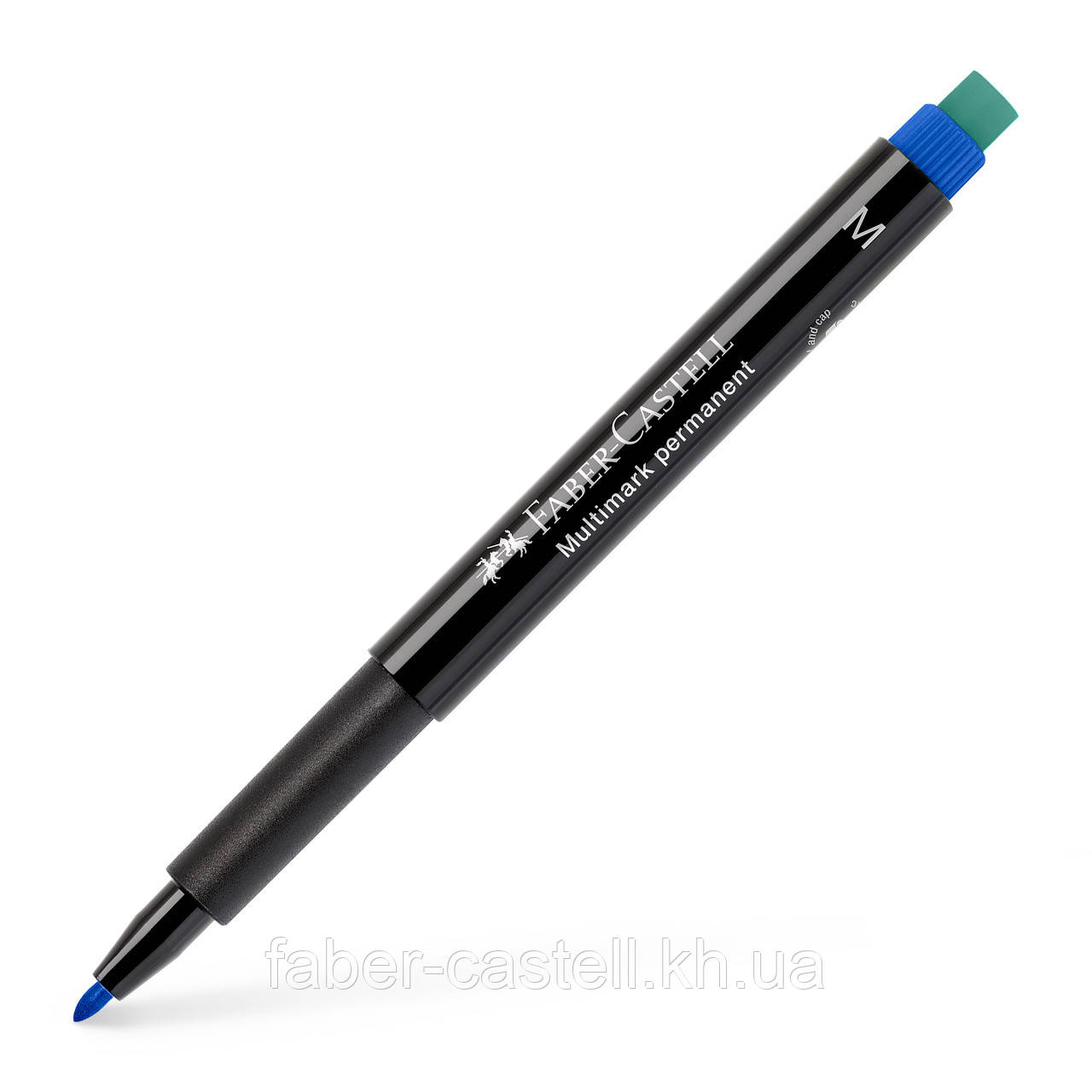 Маркер перманентний Faber-Castell Multimark Permanent, колір синій M (1,0 мм), 152551